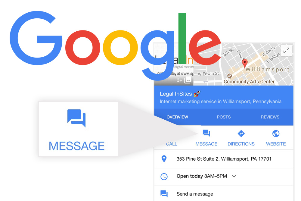 google my business messaging feature