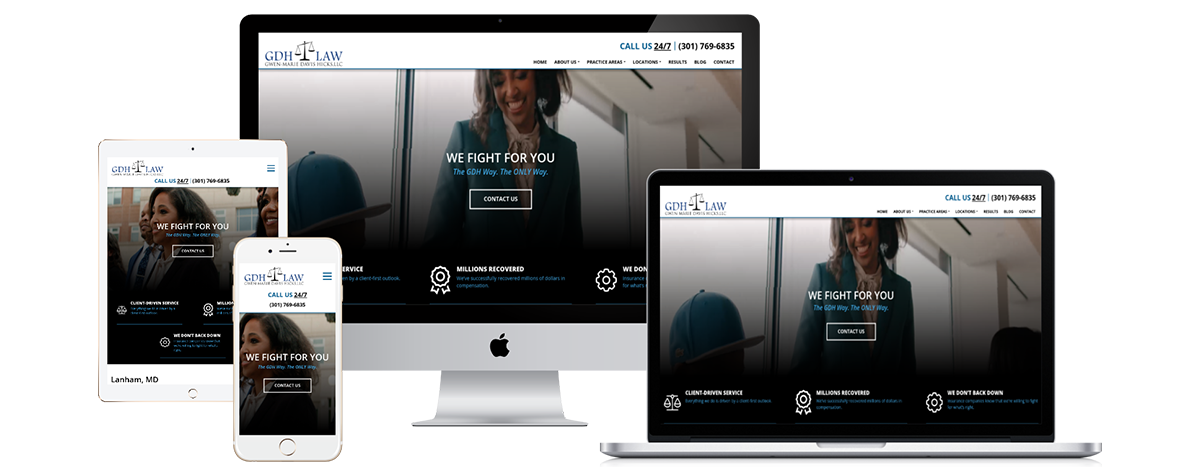 GDH Law Firm Website Design
